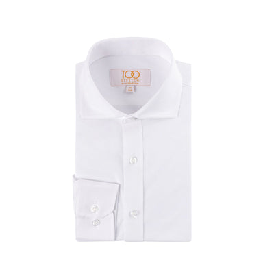 T.O. Collection Boys TOO Label Stretch Dress Shirt - Long Sleeve