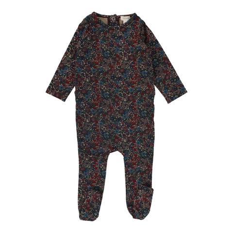 Lil Legs Floral Footie - All Over Floral