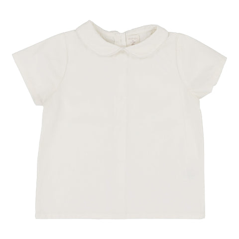 Lil Legs white peter pan t-shirt from our Dressy Basics.