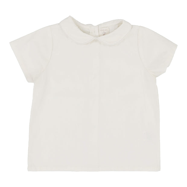 Lil Legs white peter pan t-shirt from our Dressy Basics.