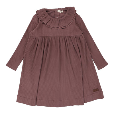 Lil Legs Long Sleeve Dress - Dusty Plum