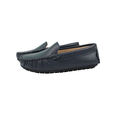 Perroquet Leather Moccasin Loafers - Navy