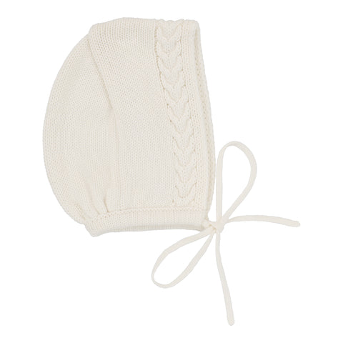 Analogie Knit Boys Bonnet - Cream