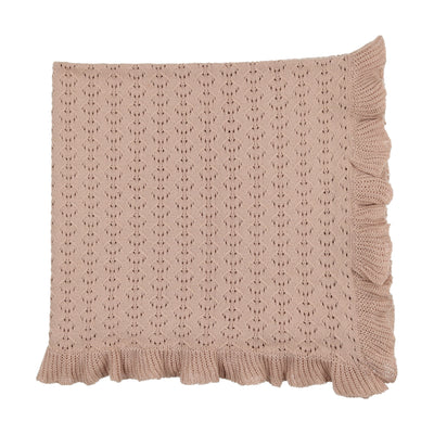 Analogie Knit Girl Blanket - Pink