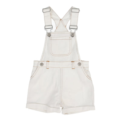 Analogie white bicycle overalls from our Graphic Denim Collection.