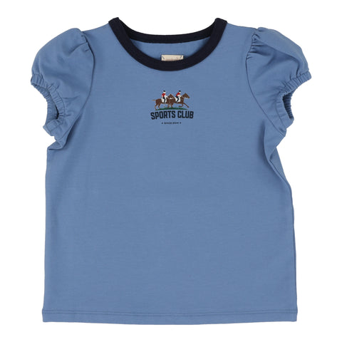 Analogie Girls T-Shirt Short Sleeve - Light Blue (Sports Collection)