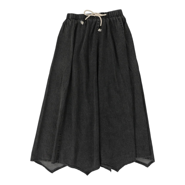 Analogie black wash stonewash skirt - maxi from our Stonewash Collection.