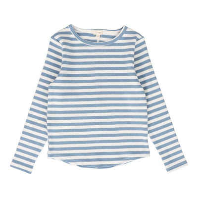 Lil Legs Girls Striped T-Shirt Long Sleeve - Striped (Printed Weekday Collection)