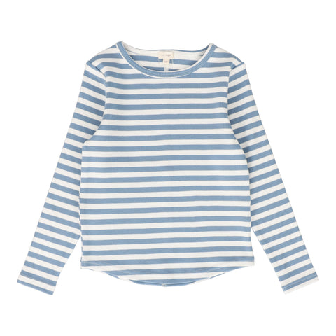 Lil Legs Girls Striped T-Shirt Long Sleeve - Striped (Printed Weekday Collection)