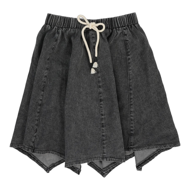 Analogie Stonewash Skirt - Black Wash