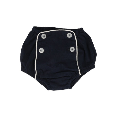 Analogie navy button bloomer from our Dressy Basics.