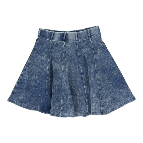 Lil Legs blue wash panel skirt from our Weekday Basics.