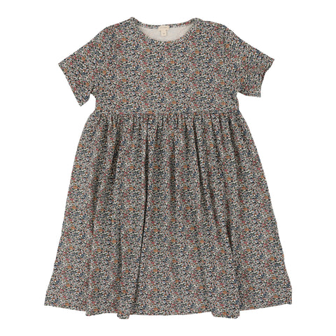 Lil Legs liberty print liberty dress short sleeve from our Printed Weekday Collection.