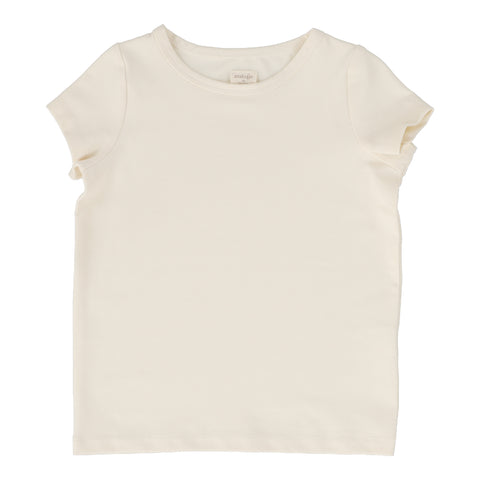 Analogie Girls T-Shirt Short Sleeve - Natural (Denim Tencel Collection)