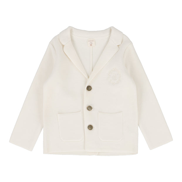 Analogie cream knit crest blazer from our Dressy Knit Basics.