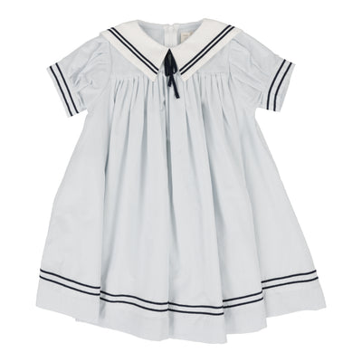 Analogie light blue sailor dress short sleeve from our Sailor Collection.