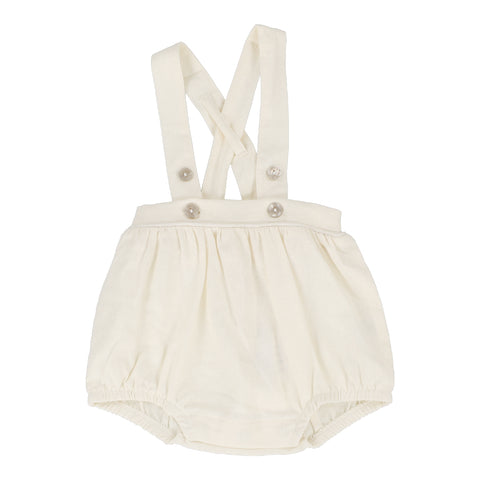 Analogie cream suspender bubble bloomer from our Striped.