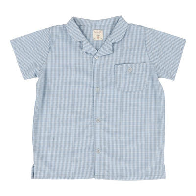 Analogie light blue windowpane collar shirt from our Windowpane Collection.