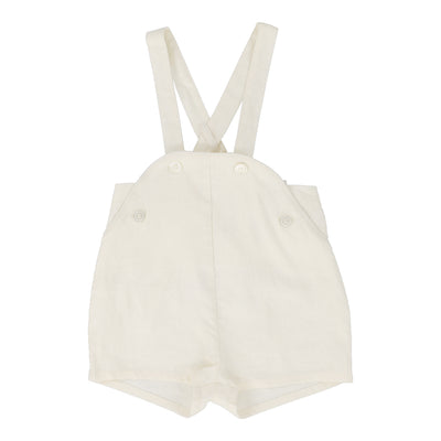 Analogie cream suspender shorts from our Dressy Basics.