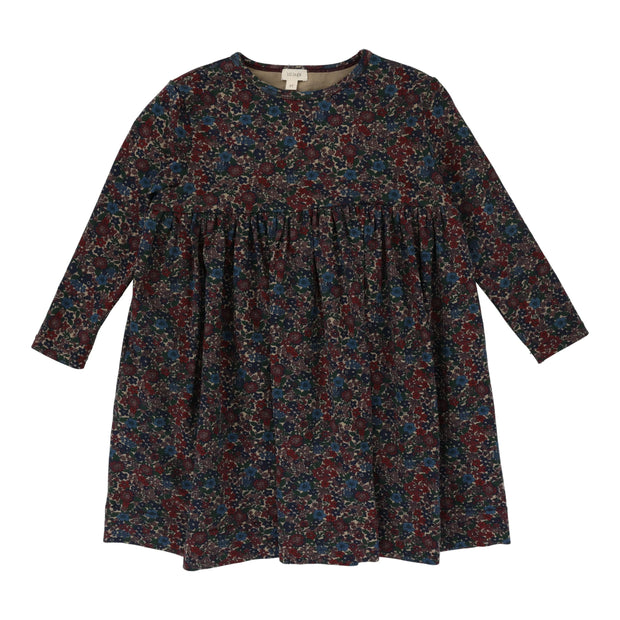 Lil Legs Floral Long Sleeve Dress - All Over Floral