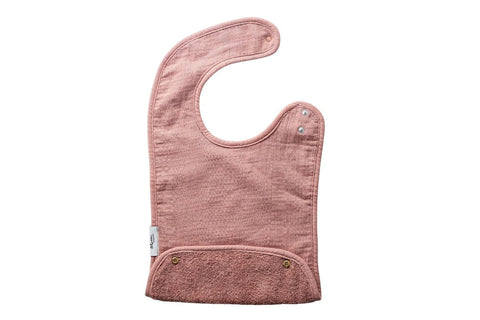 Lil Legs Toddler Bib - Rosewood