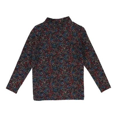 Lil Legs Printed Mockneck - All Over Floral