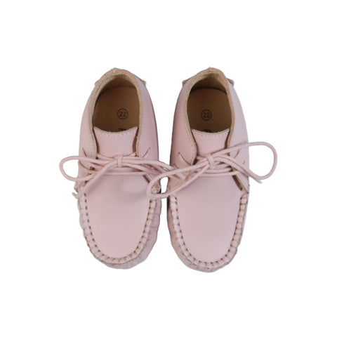 Perroquet Shoes Baby Leather Moccasins - Pink