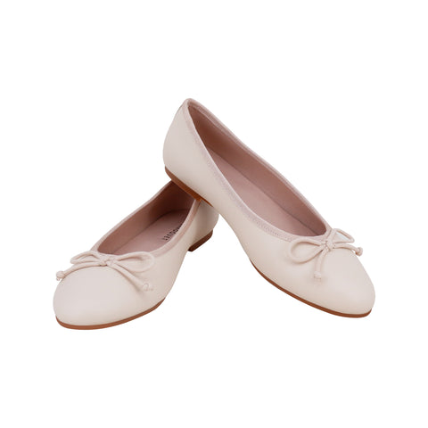 Perroquet Shoes Leather Ballet Flats - Pink