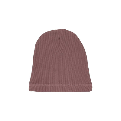 Lil Legs Ribbed Beanie - Dusty Plum