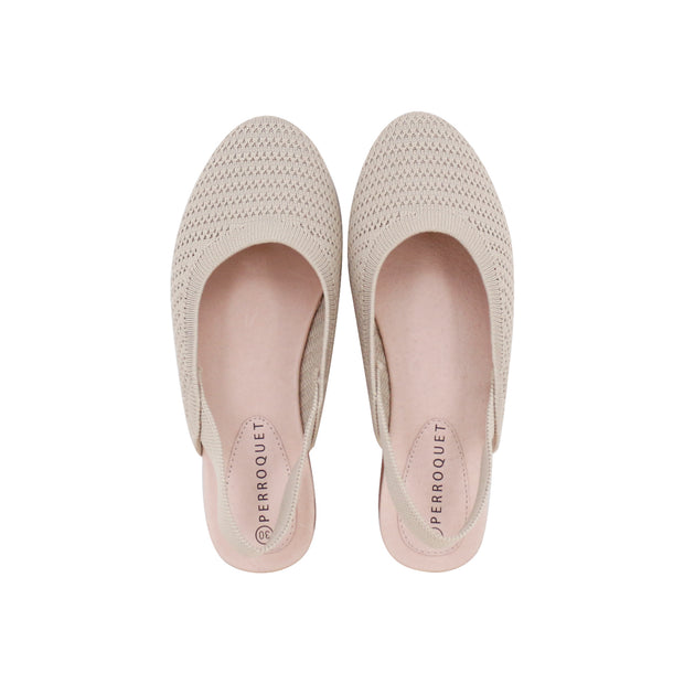 Perroquet Shoes Flyknit Slingbacks - Sand