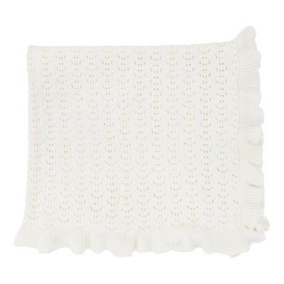 Analogie Knit Girl Blanket - Cream