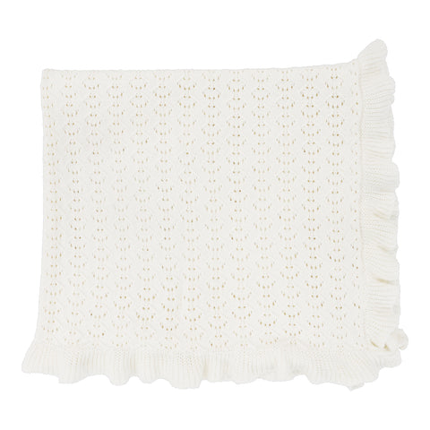 Analogie Knit Girl Blanket - Cream