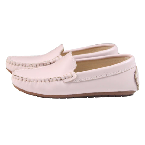 Perroquet Shoes Leather Loafers - Light Pink