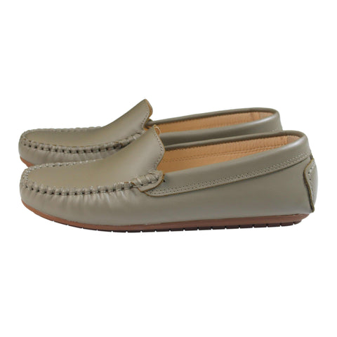 Perroquet Shoes Leather Loafers - Taupe