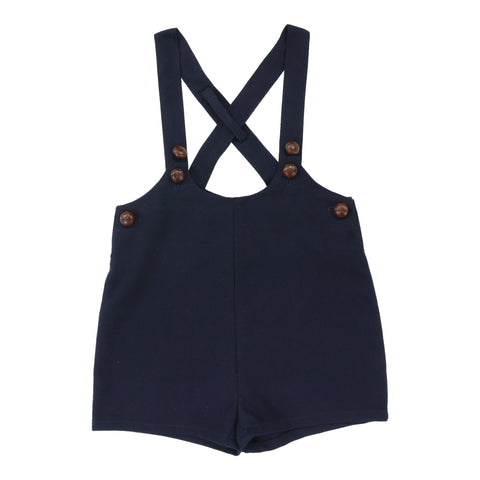 Analogie Suspender Shorts - Navy AW24