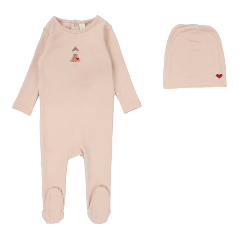 Lilette Doll Footie Set - Pink