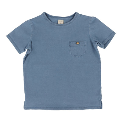 Analogie Pocket T-Shirt - Denim (Printed Denim Collection)