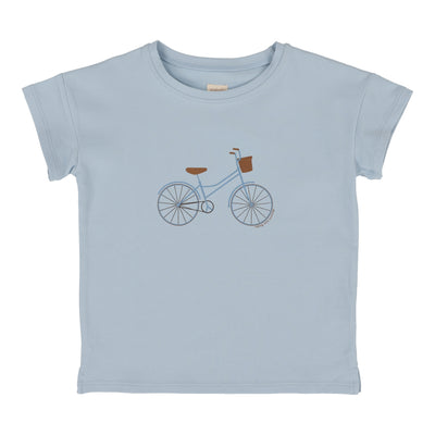 Analogie light blue bike boys t-shirt from our Graphic Denim.