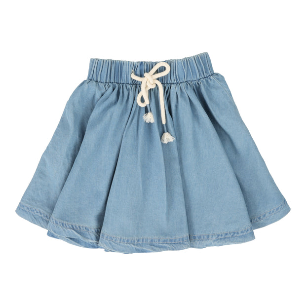 Analogie Circle Skirt - Dark Tencel (Denim Tencel Collection)