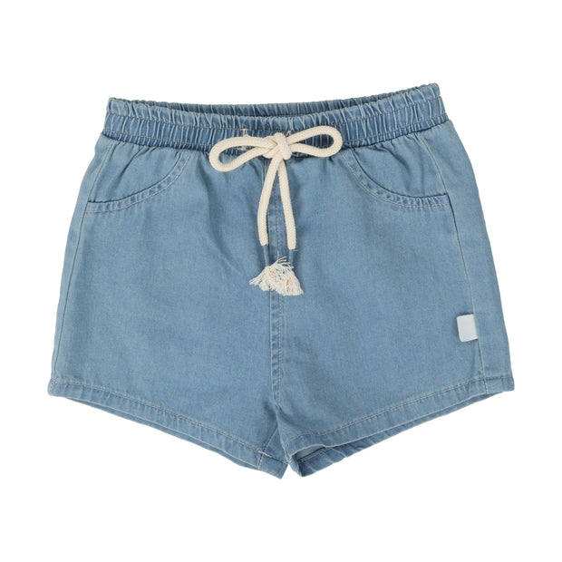 Analogie dark tencel rope shorts from our Denim Tencel Collection.