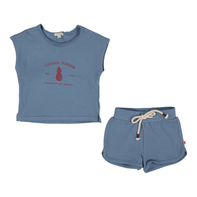 Lil Legs Toddler Set - Blue