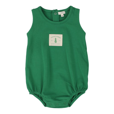 Lil Legs Snap Romper - Green