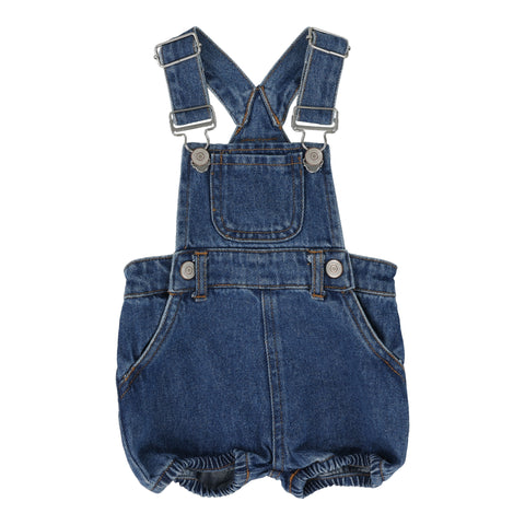 Analogie Bicycle Overalls - Blue (Graphic Denim Collection)