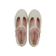 Perroquet Shoes Leather T-Strap Shoes - Sand