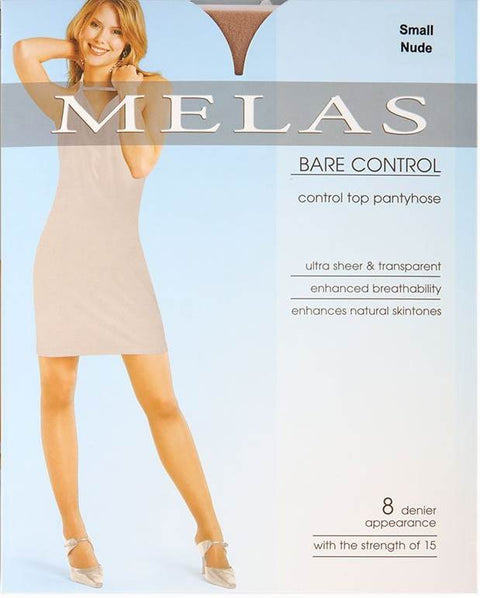 Melas Bare Control 8 Denier Stockings - Nude – Head Shoulders Toes
