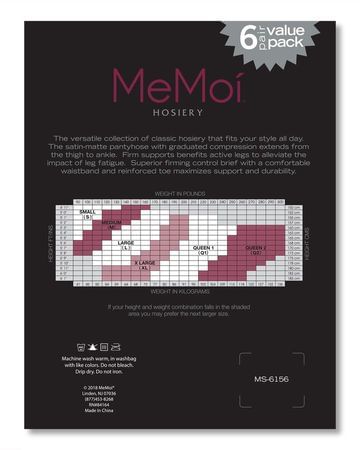 MeMoi Light Support Women Tights Style: MS-615. Women Hosiery.