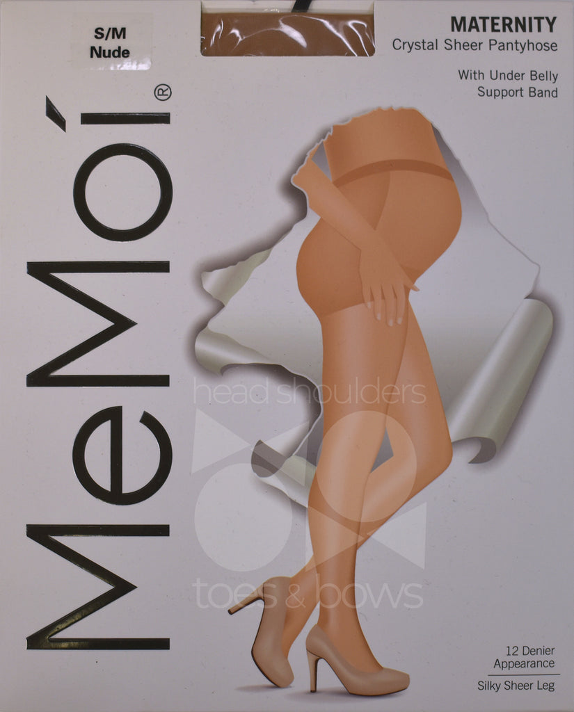 Women's MeMoi MA-402 Maternity Sheer Support Tights (Honey L/XL)