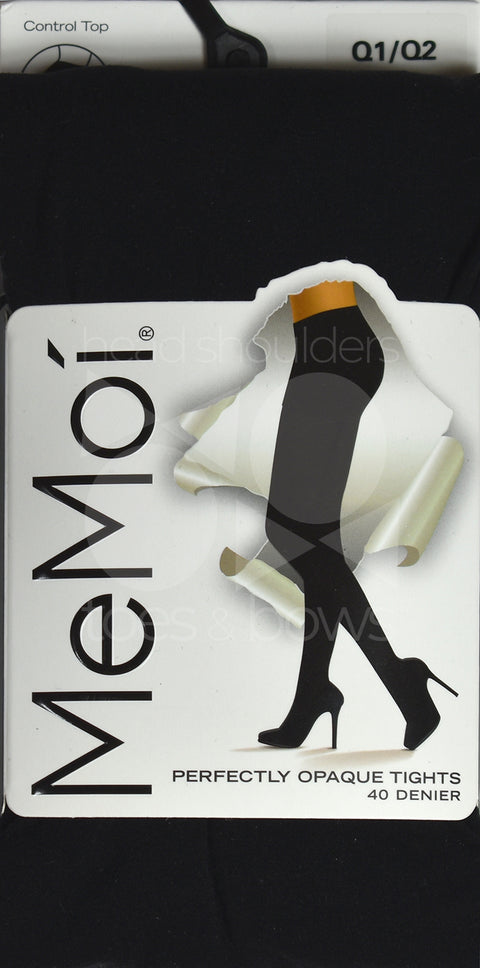 MeMoi Pin Rib Opaque Shaper Tights - Mens - Male